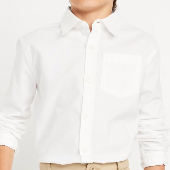 2 Boys Uniform Button Down Collar L/S Shirts - Size 14-16 - Picture 2 of 14